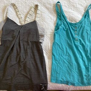 Lululemon tanks size 6